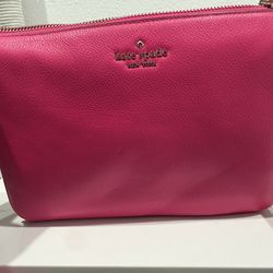Hot pink KAte Spade Cross body purse
