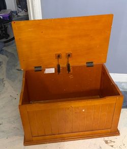 Wooden toy Chest
