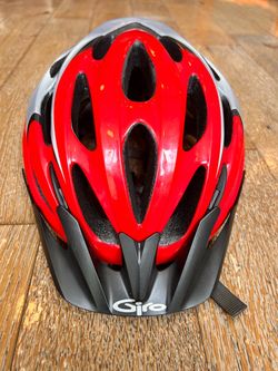 🚴 Giro Indicator Women’s Bicycle Helmet – Red/Silver – Excellent Condition