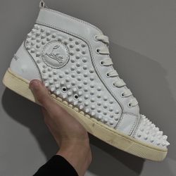 White Christian Louboutin