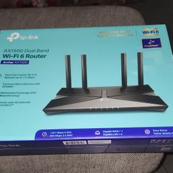 AX 1500 TP Link Wifi6 Router New Sealed Box