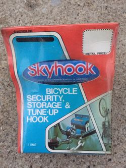 New Bicycle Sky Hook Garage Wall Mount Security Storage Tune-Up Steel Hook