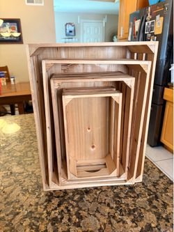 Wedding / event decor wood crates