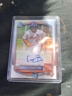 BOWMAN CHROME AUTO!!!  Elian pena