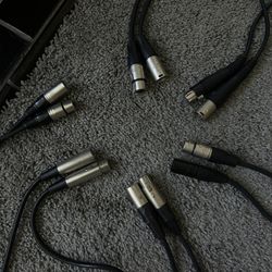 XLR Audio Cable Bundle – 6 Cables