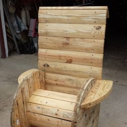 Wood Spool Chairs Benches $150 
