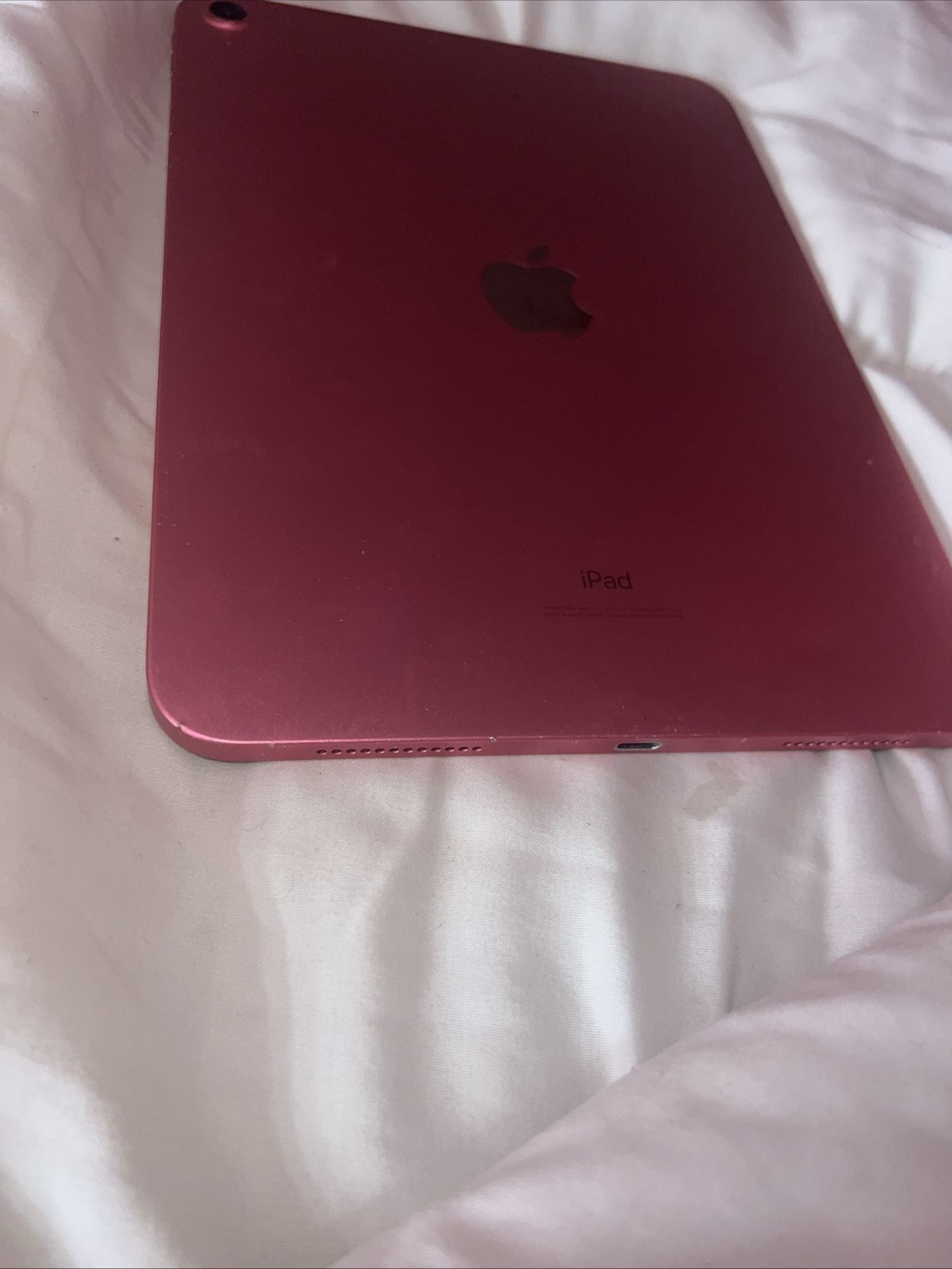Pink 10th Generation iPad