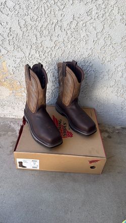 Red Wing Men’s Boots Size 9.5 Steel Toe