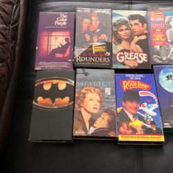 Over 40 VHF Tapes. All Classic Some New And Sealed $2 Each