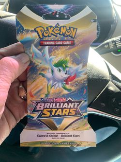 Pokémon brilliant stars unopened pack