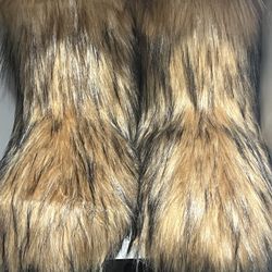 Fluffy Boots Size 8