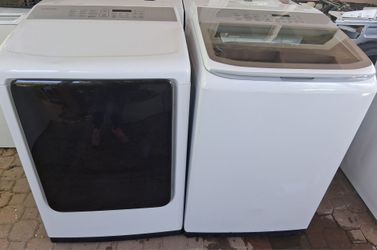 Samsung washer top loader extra large capacity and electric dryer set ( FREE DELIVERY AND INSTALLATION)