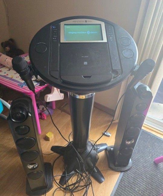 Singing Machine iSM1030BT Bluetooth Karaoke Pedestal
