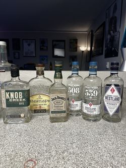 Empty Liquor Bottles 