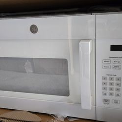 New GE - 1.6 Cu. Ft. Over-the-Range Microwave with Convenience Cooking Controls - White