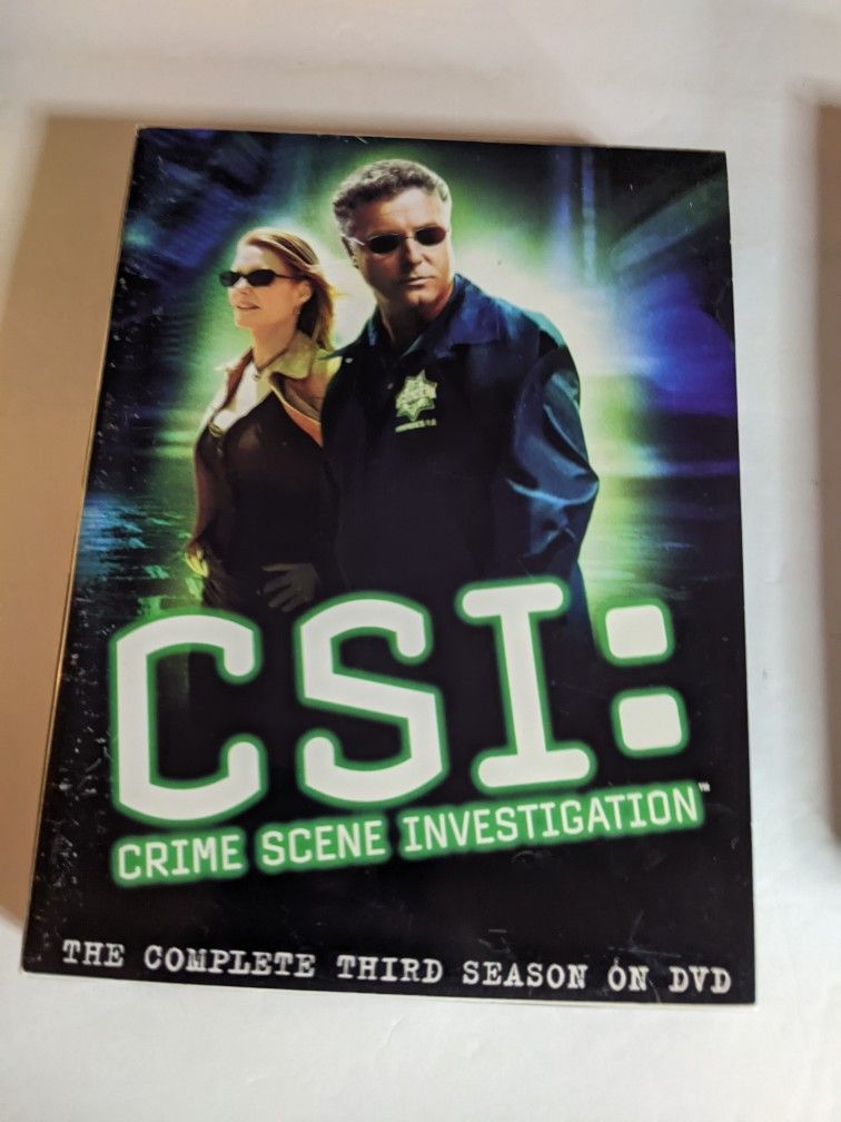 CSI Crime Scene Investigation The Complete Third Season On DVD Info Below