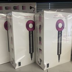 Pro Super Hair Dryer With 5 Attachments