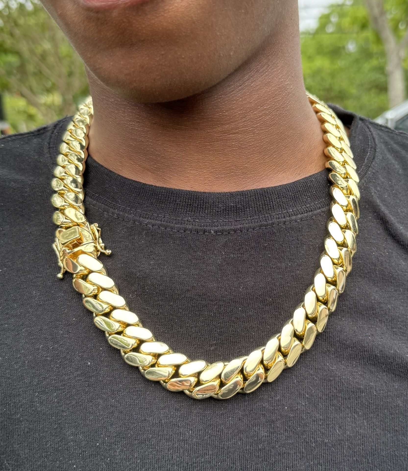 Handmade polished Miami Cuban links necklace ✅✅