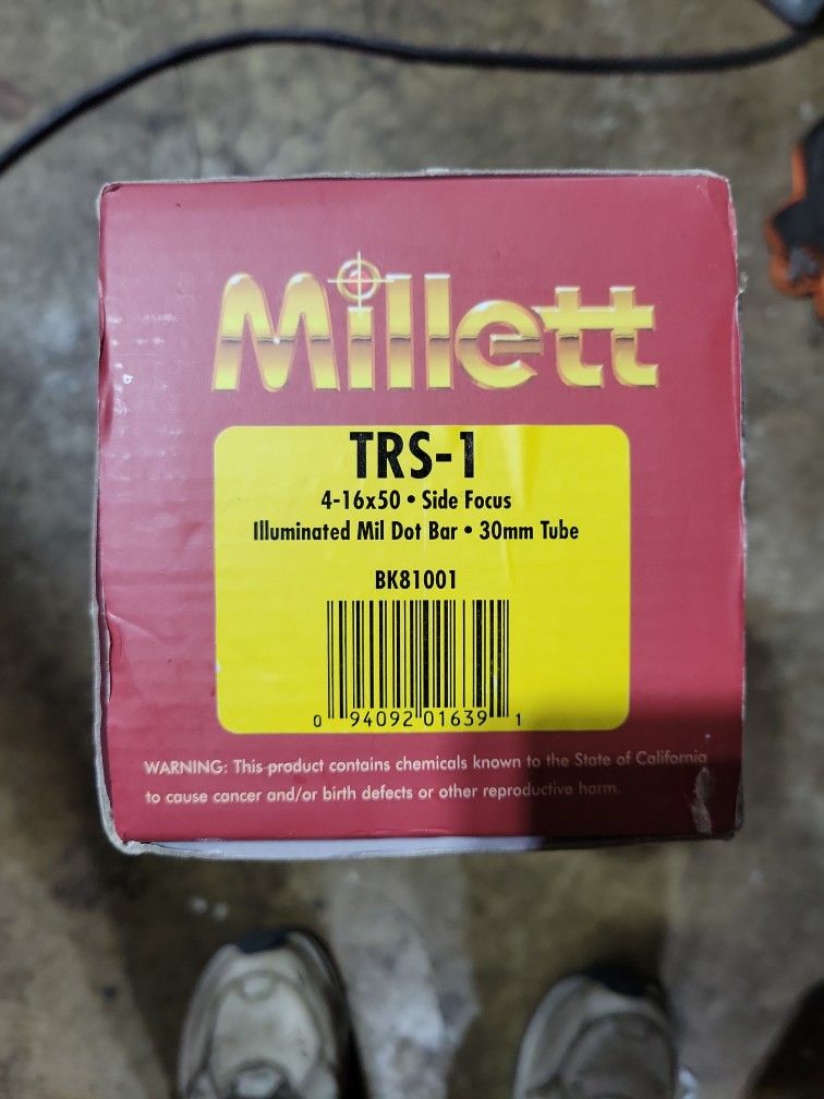 Millett Optics 4-16x50 Bk81001 Trs-1