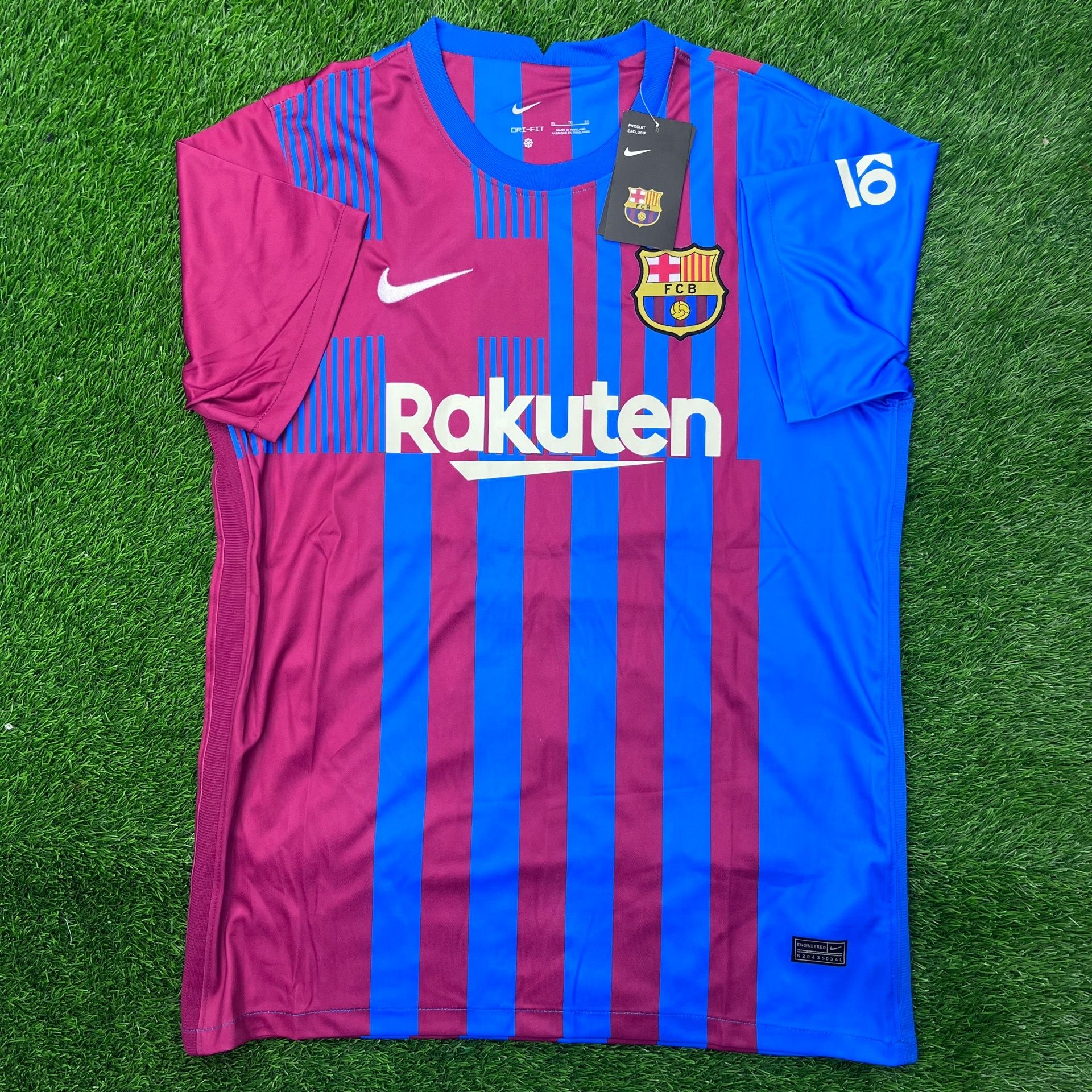 Barcelona retro Jersey Araujo slim fit size XL