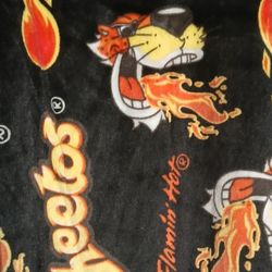 Cheetos Flamin' Hot Logos Pajama Lounge Drawstring Pockets Pants Sz L Unisex Men
