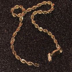 Rope Gold Bracelet 