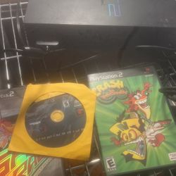 Ps2 Fat W Control And 3 Games 