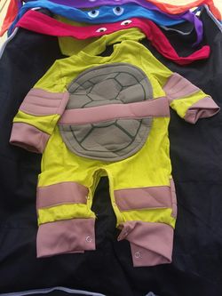 Ninja turtles costume size 1 to 2t