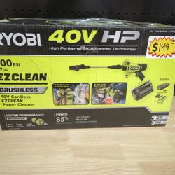 Ryobi 40 V 600 Psi Power Cleaner