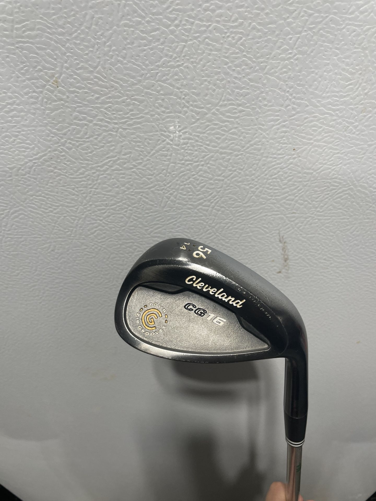 Cleveland CG16 Black Sand Wedge 56* 14 Bounce Steel Shaft Wedge Flex