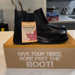 Mellow Walk Maddy Boots Black Leather 