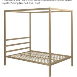 Twin Bed Frame Modern  Gold 