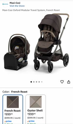 NEW Maxi-Cosi Oxford Modular Travel System – French Roast – Factory Sealed