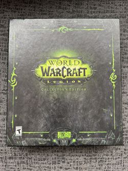 World of Warcraft Legion Collectors Edition. Comes with everything that is shown in the second picture.$50 Firm