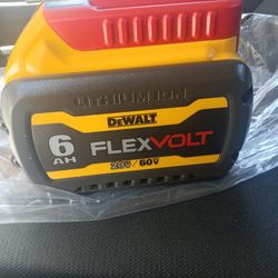 (NEW) DeWalt  20-60 Flex Volt 6 AH Battery