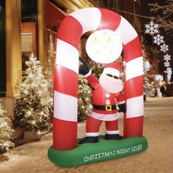 Christmas Lighted Santa Claus Stand 