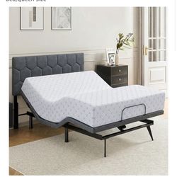 Adjustable Bed Frame With Mattress 