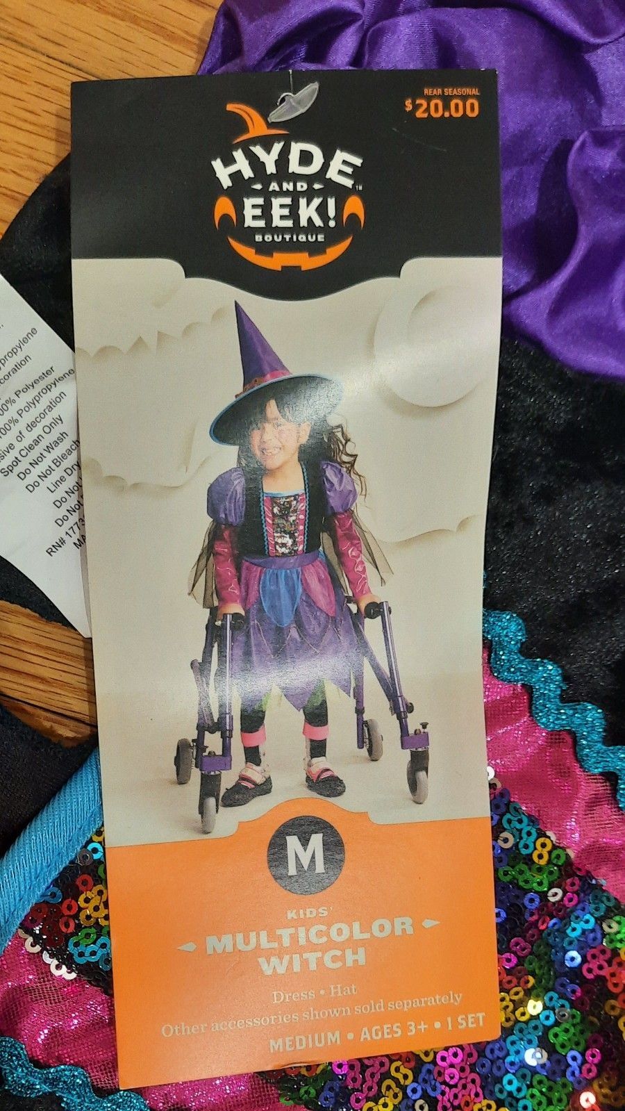Girls Halloween Witch Costume