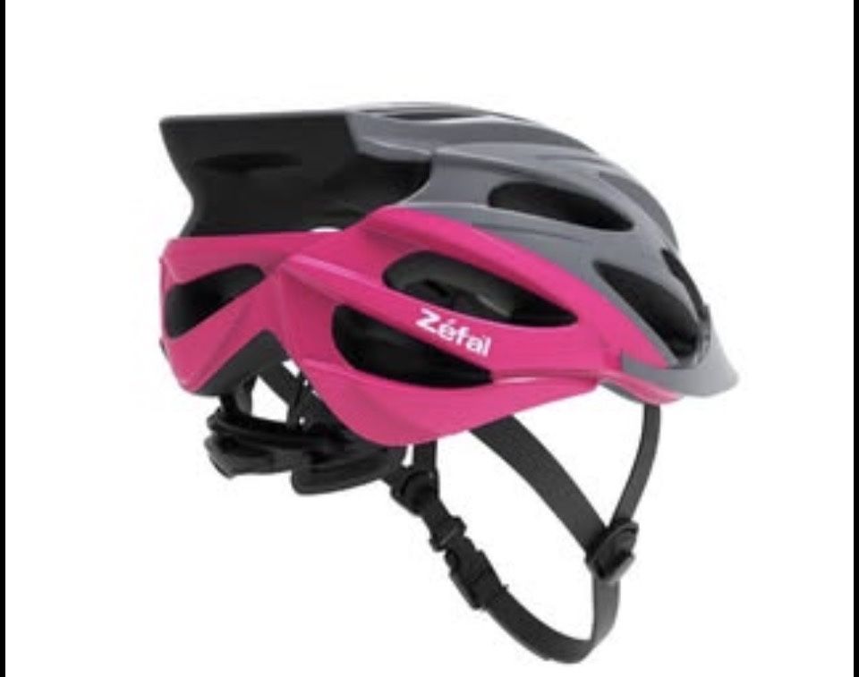 Women's Pro Gray Pink Bike Helmet