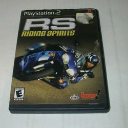 PS2 RS RIDING SPIRITS PLAYSTATION 2 COMPLETE WITH MANUAL