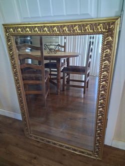 Mirror, Gold Frame 