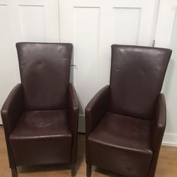 Leather chairs