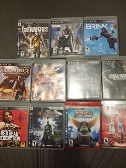 Lot of 11 Playstation 3 Games