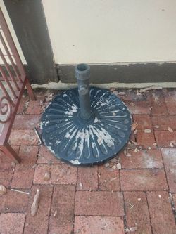 Concrete Umbrella Stand