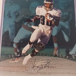 Irving Fryar 1997 Donruss Leaf Signature Philadelphia Eagles Patriots Huskers