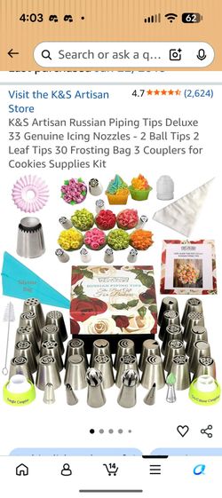 Piping Tips for cake and cupcakes decoration