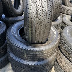 SET 255/70/18 MICHELIN SEMI NEW 95%TREAD LIFE $300 PRICE INCLUDES PROFESSIONAL ISTALATION AND TAX