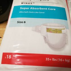 Tollder Diapers Size 6 , 6 Package All For Just $10
