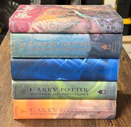 Lot of 5 Harry Potter Years 3-7 Hardcover Books for $20 - Most are 1st Prints!