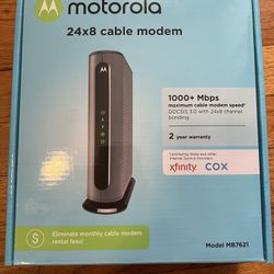 Motorola 1,000+ Mbps Cable Modem
